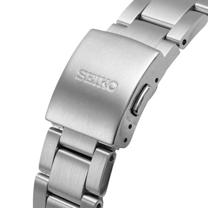 Seiko Presage Style60's Automatic Blue Dial Silver Steel Strap Watch for Men - SRPG05J1 - Image 11
